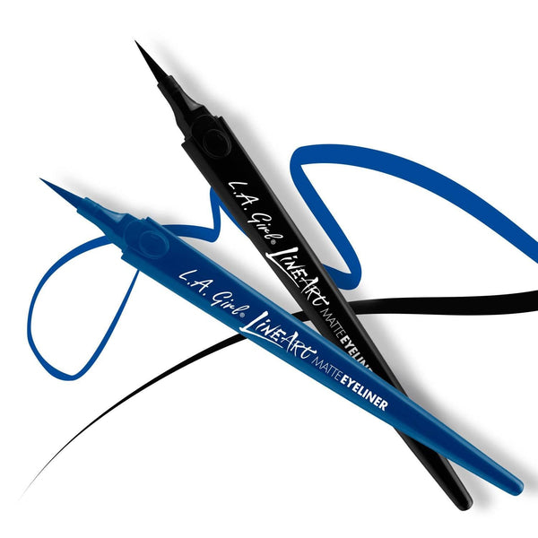 La Girl Line Art Eyeliner Pen, Matte, Intense Black GLE712 - 0.014 fl oz