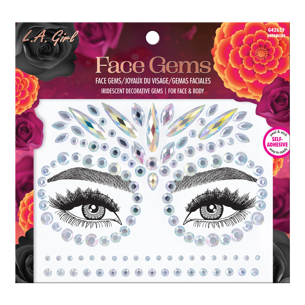 Moonlit Bloom Collection - Face Gems (whole face)