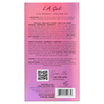 Beauphoria 3pc Sparkly Lip Gloss Set 
