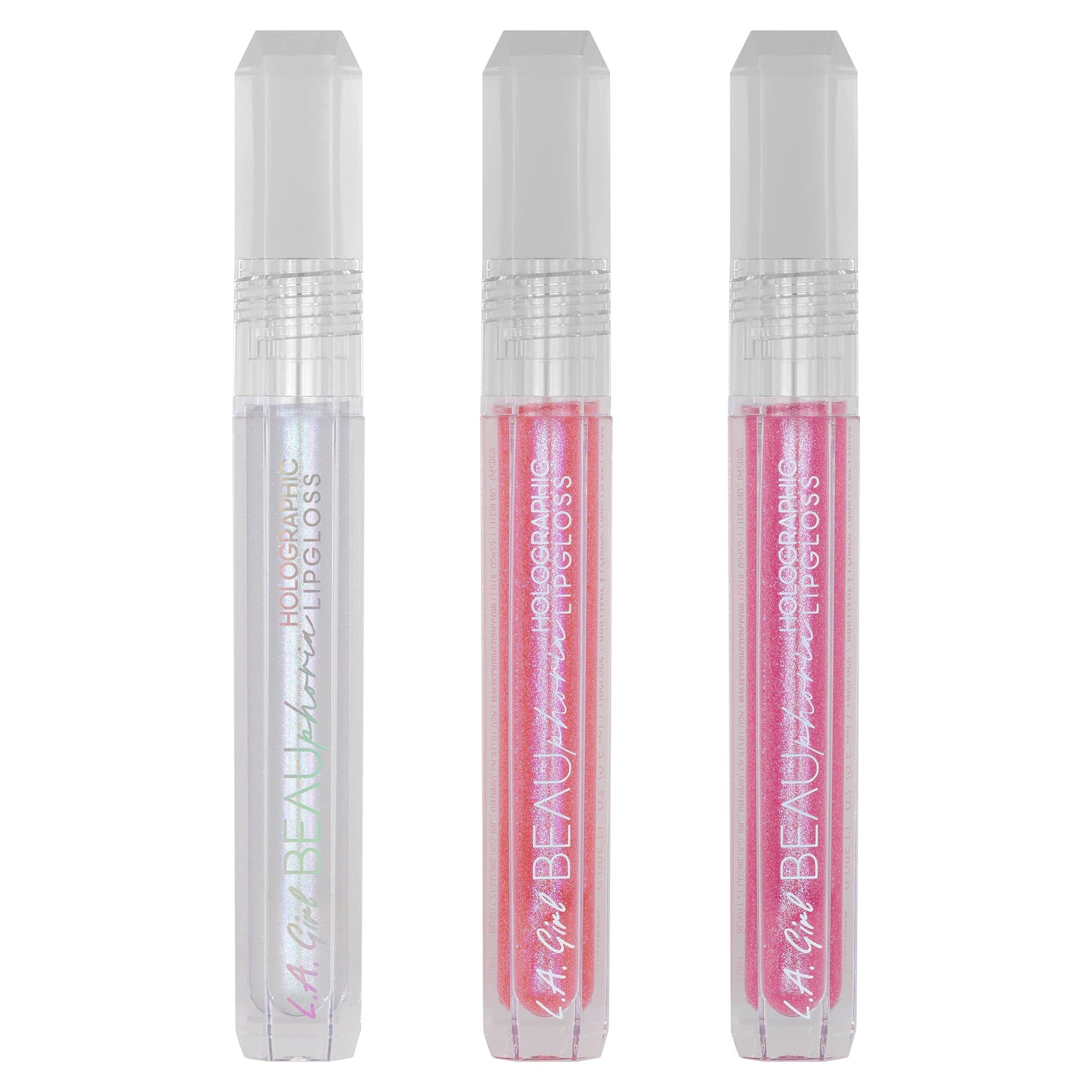 Beauphoria 3pc Sparkly Lip Gloss Set L.A. Girl Cosmetics