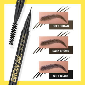 Brow Ink Micro Brush Detailer Pen 