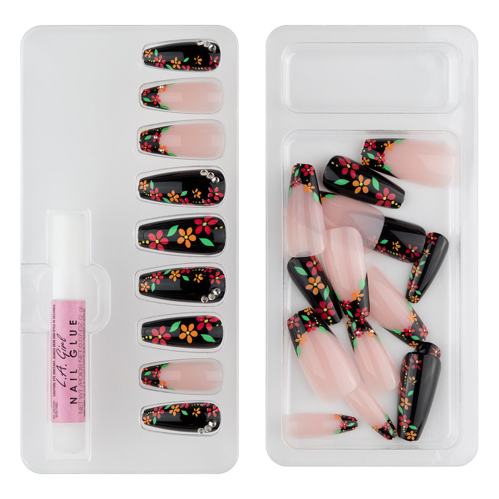 Moonlit Bloom Collection - Luxe Shine Nail Fave Nail Tips