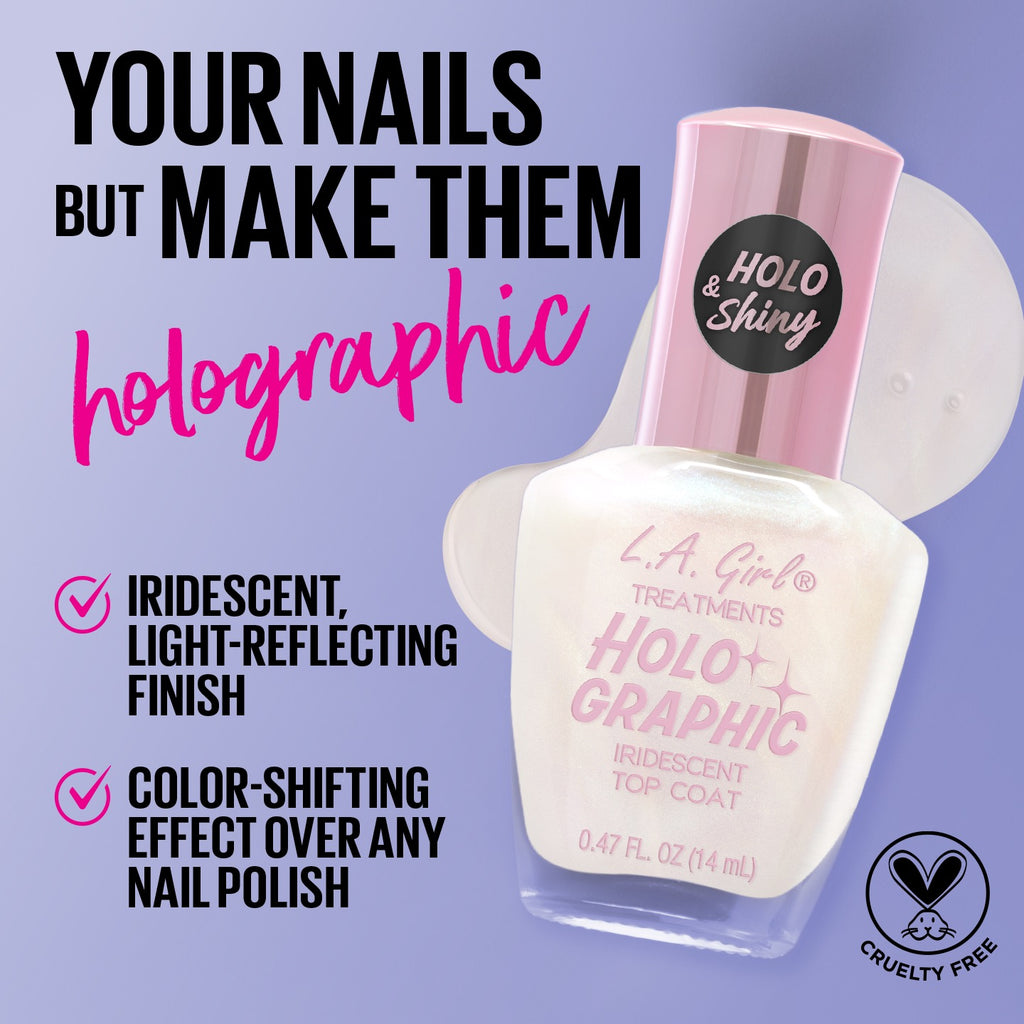 Holographic Iridescent Top Coat