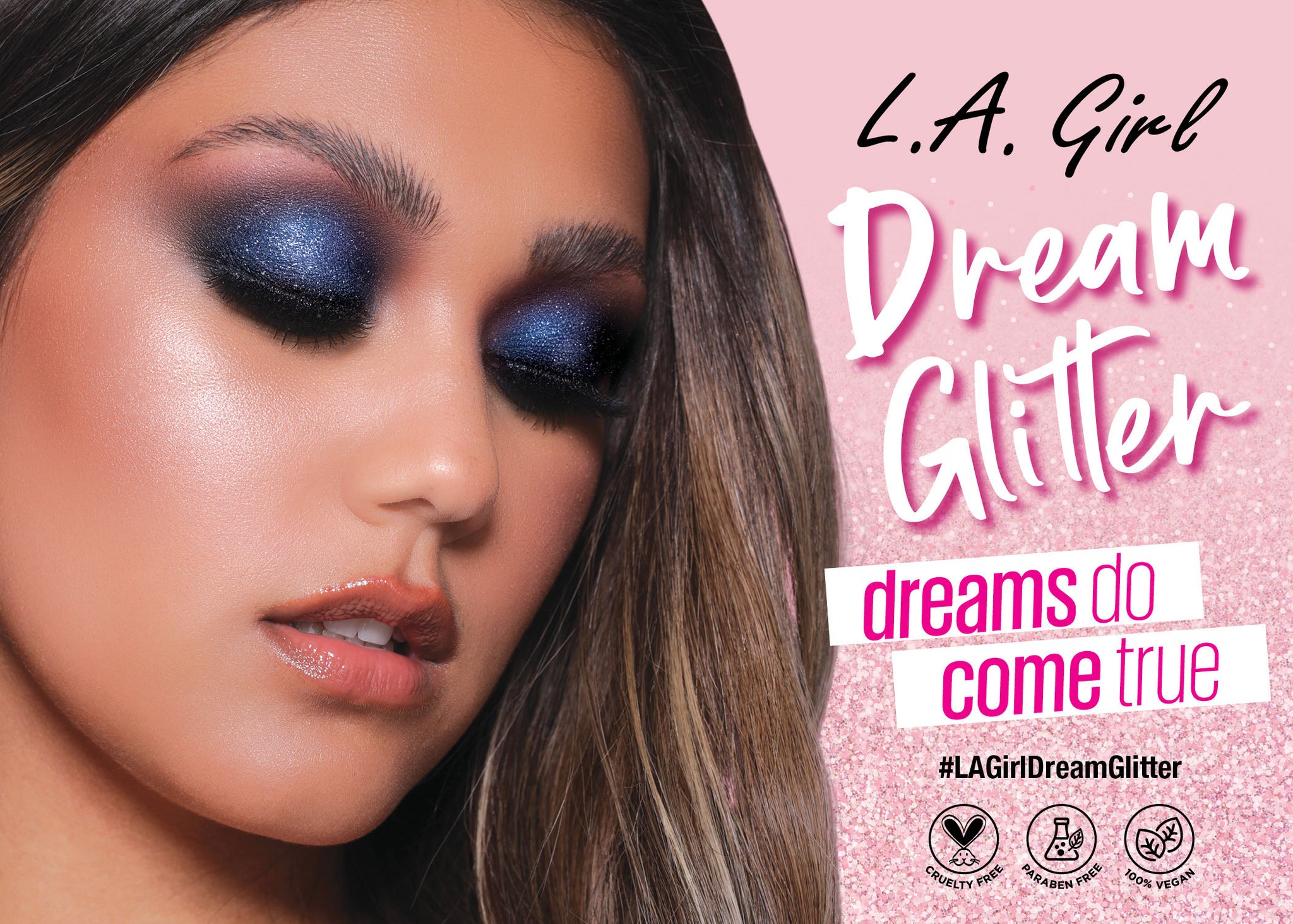 LAG 2022 dream glitter web postcard front