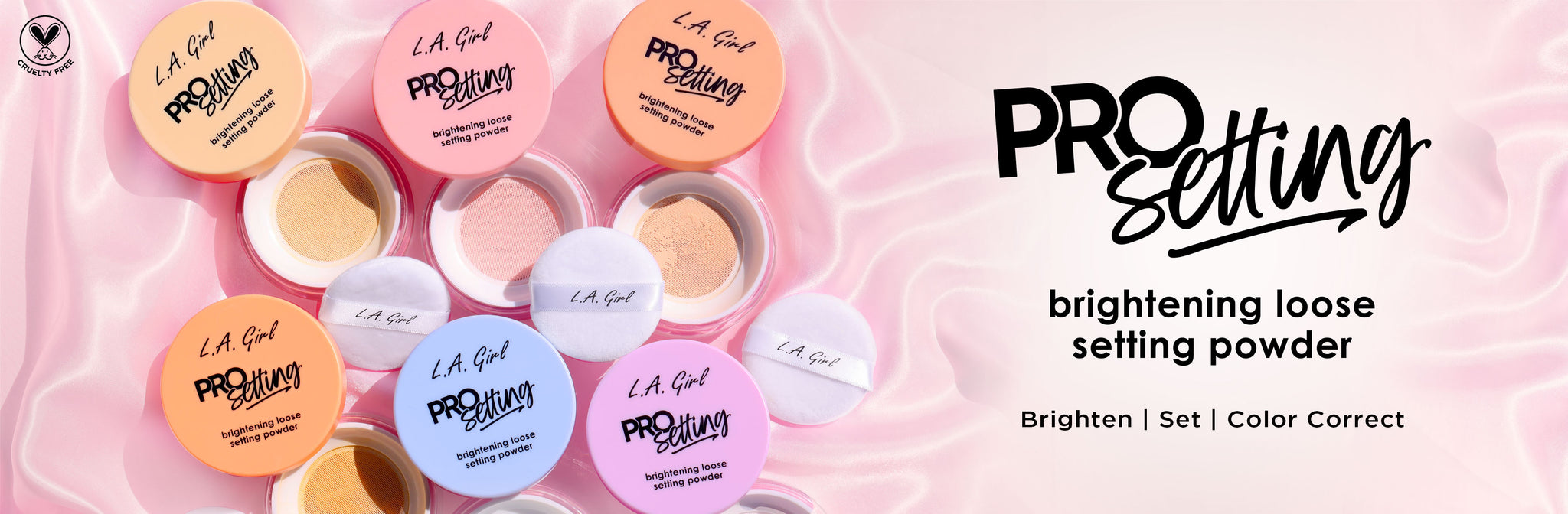 LAG loose setting powder web banner promo