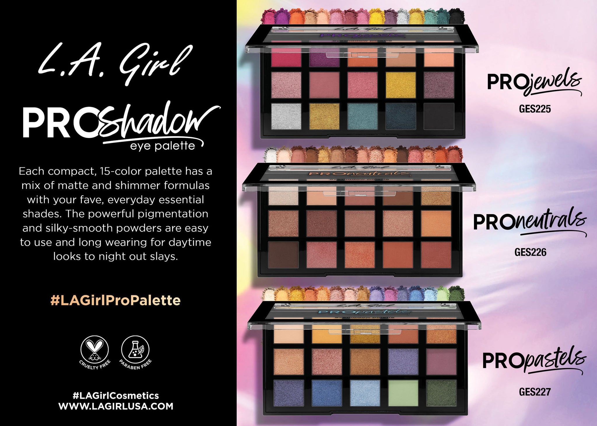 LAG pro shadow palette pc 5x7 back promo