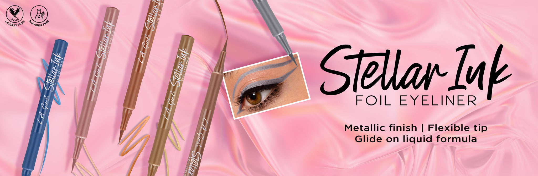 LAG stellar ink eyeliner web desktop banner promo