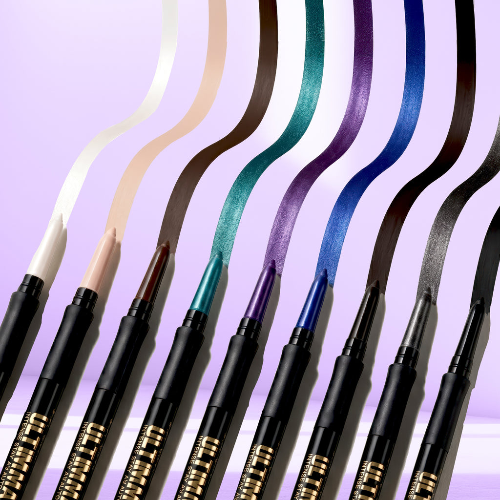 Ultimate Intense Stay Auto Eyeliner — all shades swatched