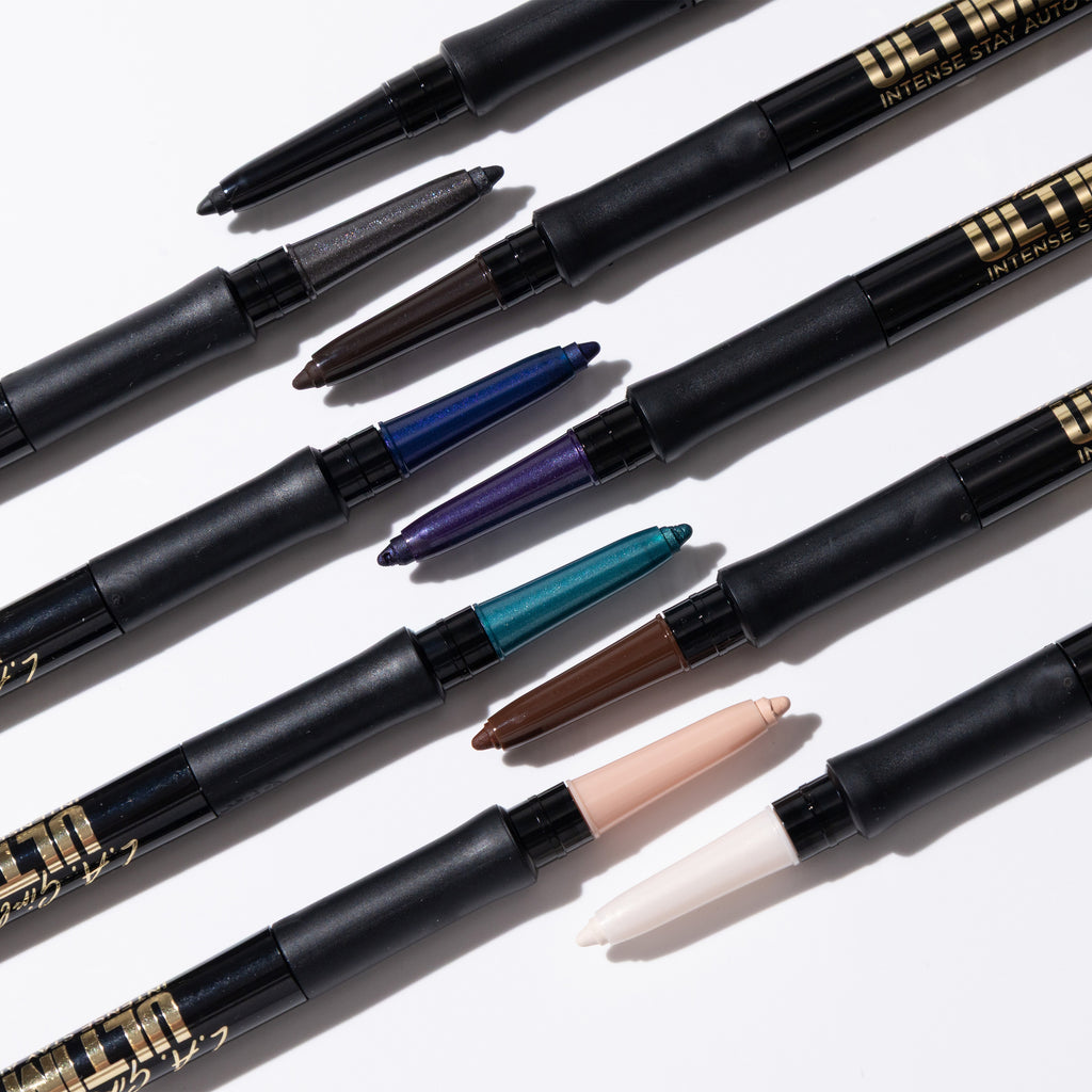 Ultimate Intense Stay Auto Eyeliner — all shades angled