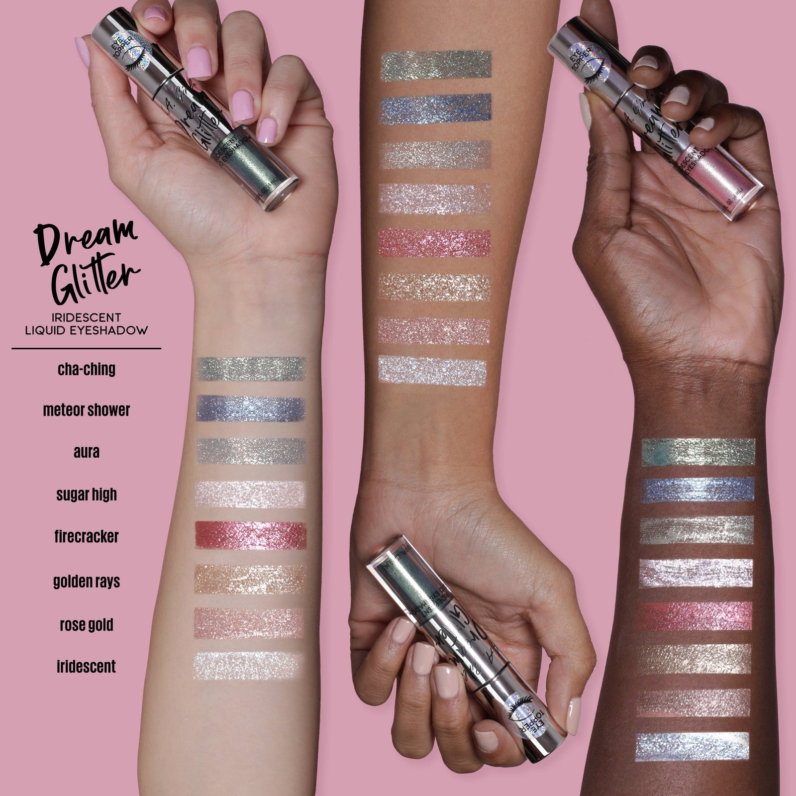 Dream Glitter Liquid Eyeshadow L.A. Girl Cosmetics