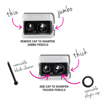 LA Girl Cosmetics -  3 Way Pencil Sharpener 