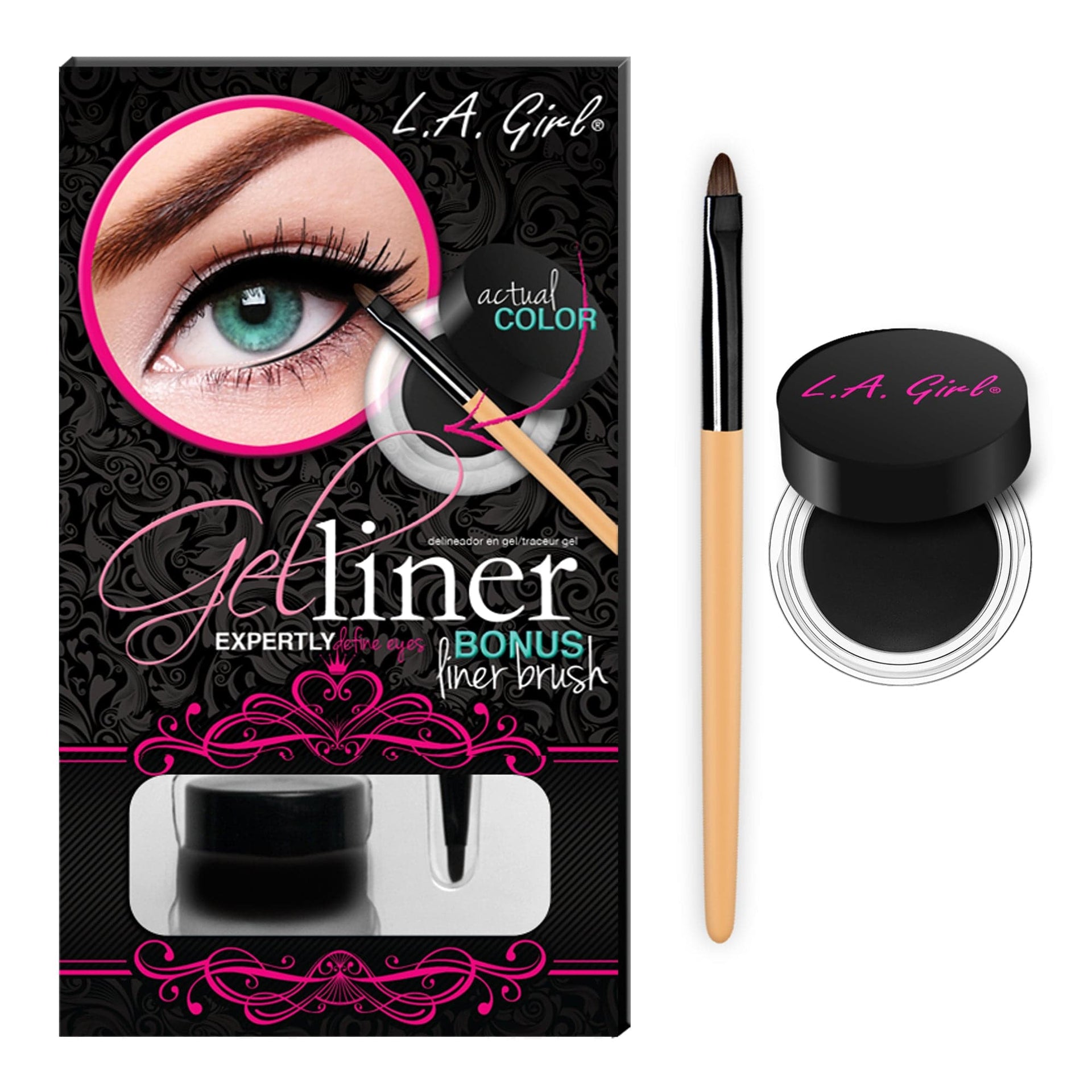 LA Girl Cosmetics -  Gel Liner Kit 